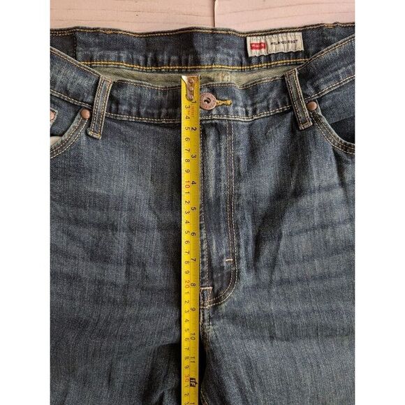 Wrangler Size 38 Relaxed Boot Medium‎ Wash Blue Mens Denim Jeans - Picture 6 of 9